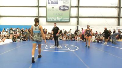 71 lbs Rr Rnd 2 - Maddison Miller, PA West Yellow - W vs Belicia Manuel, Michigan Wrestling Academy - W