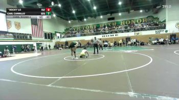 150 lbs Cons. Round 4 - Cael Carrillo, Royal vs Rocky Lo, Poly/Long Beach
