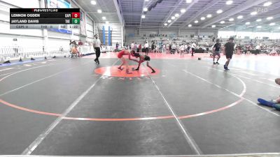 106 lbs Rr Rnd 2 - Lennon Ogden, Capital City Wrestling Club vs Jayland Davis, The Fort Hammers Maroon