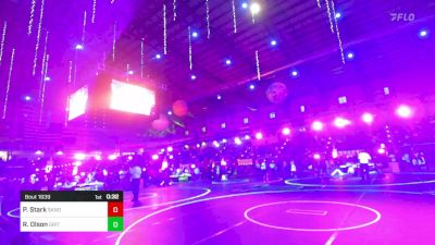 123 lbs 5th Place - Patrick Stark, Sanderson Wrestling Academy vs Robert Olson, GRIT Athletics WC