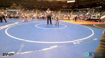 52 lbs Round Of 16 - Stone Charlton, Beggs Youth Wrestling Program vs Hayden Roth, Berryhill Wrestling Club