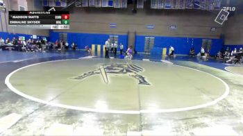 140lbs Champ. Round 3 - Madison Watts, Sumner (Girls) vs Emmaline Snyder, Naches Valley (Girls)