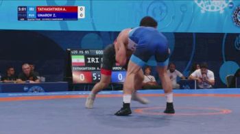 65 kg 1/4 Final - Aliasghar Tathashtikeh, Iran vs Zalimkhan Umarov, Russia