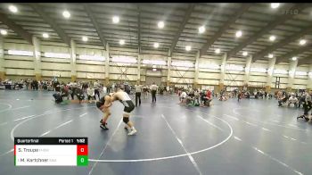 195 lbs Quarterfinal - Mason Kartchner, Sanderson Wrestling Academy vs Sawyer Troupe, Flathead High School Wrestling