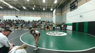 100 lbs Cons. Semi - Caydee Eden, Powell vs Aubry Scott, Thunder Ridge