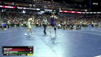 3A-175 lbs Cons. Semi - Kyler Scranton, Iowa City, West vs Dax Clatt, Indianola