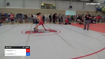 60 kg Quarterfinal - Dylan Koontz, TMWC/Ohio RTC vs Dalton Duffield, NYAC/NMU