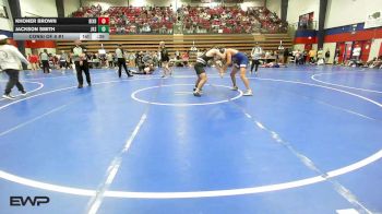 157 lbs Consi Of 8 #1 - Khoner Brown, Bixby HS Boys vs Jackson Smith, Jenks