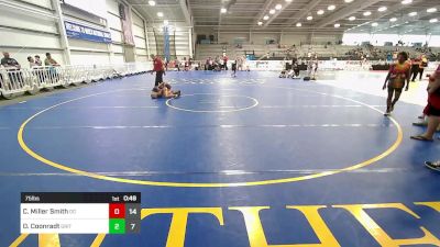 75 lbs Consi Of 4 - Chase Miller Smith, Ohio Gold vs Owen Coonradt, Grit Mat Club Blue