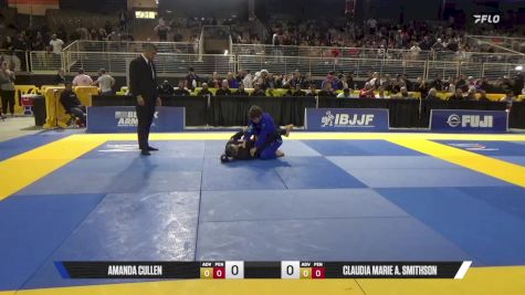 Claudia Marie A. Smithson vs Amanda Cullen 2025 Pan Jiu Jitsu IBJJF Championship