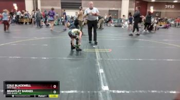58 lbs Round 2 (4 Team) - Brantley Barnes, Ares Black vs Cole Blackwell, Ohio Gold
