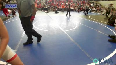 67 lbs Quarterfinal - Braven Worth, Collinsville Cardinal Youth Wrestling vs Colt Morgan, Verdigris Youth Wrestling