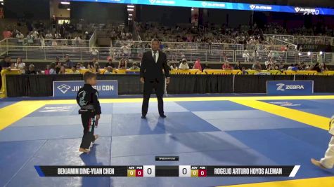 Rogelio Arturo Hoyos Aleman vs Benjamin Ding-Yuan Chen 2025 Pan Kids Jiu-Jitsu IBJJF Championship