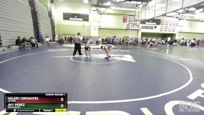 110 lbs Champ. Round 1 - Avy Perez, BIRMINGHAM vs Valery Cervantes, SYLMAR