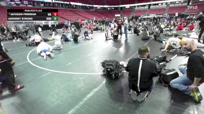 D1-106 lbs Champ. Round 1 - Jackson Freeman, Wisconsin Rapids Lincoln vs Anthony Strong, Brown Deer/Messmer/Shorew.