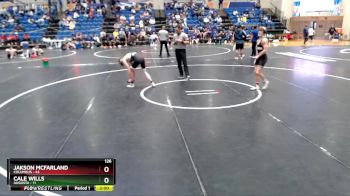 126 lbs Round 4 - Cale Wills, Augusta vs Jakson McFarland, Columbus