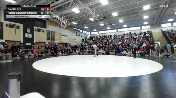 165 lbs Semifinal - Jack Lilly, Fairfield Prep vs Jonathan Wright-goodison, Hall