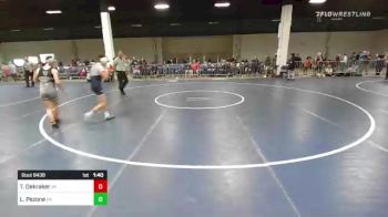 100 lbs Quarterfinal - Tyler Dekraker, VA vs Leo Pezone, PA