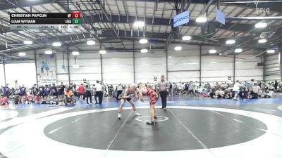 160 lbs Rr Rnd 2 - Christian Papcun, MF Army Orange - HSB vs Liam Wyman, Legacy Dragons - HSB