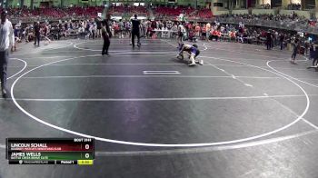 110 lbs Cons. Round 2 - Lincoln Schall, Kearney MatCats Wrestling Club vs James Wells, Battle Creek Brave Elite