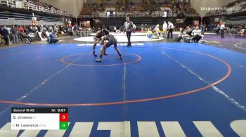 138 lbs Consolation - Sebastian Jimenez, St. John`s School Houston vs Matt Lawrence, Mcdonogh School