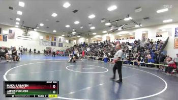 120 lbs Semifinal - Makai Labayen, Cathedral Catholic vs James Fukuchi, Cerritos