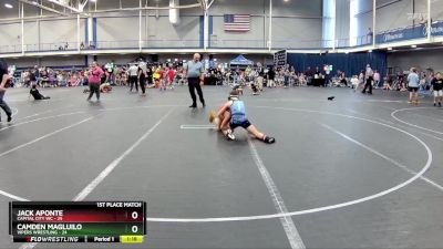 92 lbs Finals (2 Team) - Camden Magluilo, Vipers Wrestling vs Jack Aponte, Capital City WC