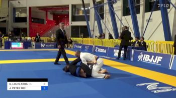 GABRIEL LOUIS ABRIL vs JOSHUA PETER RIO 2024 Master International IBJJF Jiu-Jitsu North American Championship