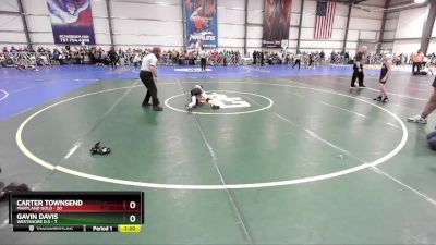 72 lbs Rd# 1 9:00am Friday - Gavin Davis, Westshore D.S vs Carter Townsend, Maryland GOLD