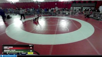 130 lbs Quarterfinal - Kendell Klug, Northern Exposure Wrestling Club vs Abby Moss, Wisconsin