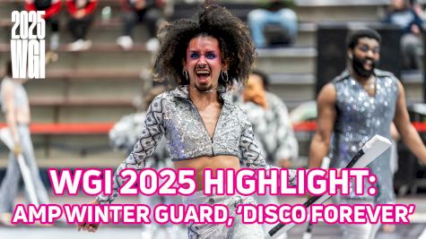 WGI 2025 HIGHLIGHT: AMP Winter Guard, 'Disco Forever' at WGI East Guard Power Regional