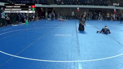 50 lbs Round 4 - Mason Zimmerman, Hastings Wrestling Club vs Everett Kruger, Waseca