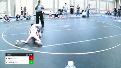 54 lbs Consi Of 4 - Kruizemen Myers, Colorado Outlaws vs Rhett Jessop, Ryse Wr Ac