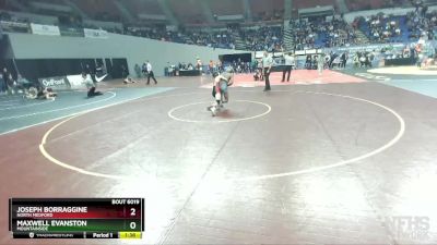 6A-120 lbs Champ. Round 1 - Maxwell Evanston, Mountainside vs Joseph Borraggine, North Medford