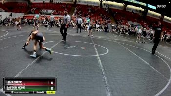 64 lbs Quarterfinal - Liam Brent, Meridian Maniacs vs Easton Hone, Marlington