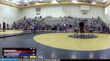 56 lbs Semifinal - Chase Dowty, Indian Creek Wrestling Club vs Bladen Bokinsky, Oak Hill Wrestling Club