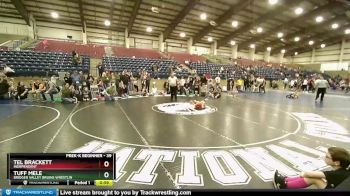 39 lbs Quarterfinal - Tel Brackett, Independent vs Tuff Mele, Bridger Valley Bruins Wrestlin