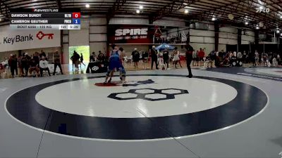 125 kg Cons. Round 4 - Dawson Bundy, NLWC/TMWC vs Cameron Geuther, Panther Wrestling Club RTC