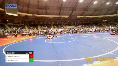 115 lbs Round Of 64 - Dominic Mendoza, Bear Cave vs Cruz Enderle, Greater Heights Wrestling