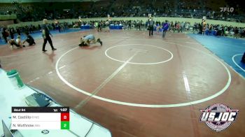 130 lbs Semifinal - Michael Castillo, Randall Youth Wrestling Club vs Noah Wuthnow, Abilene Kids