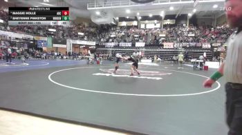 125 lbs 3rd Place Match - Maggie Holle, Atwood-Rawlins County HS vs Sheyenne Pinkston, Whitewater-Remington Hs