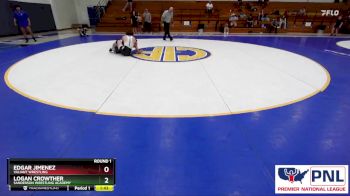 145 A Round 1 - Edgar Jimenez, Valiant Wrestling vs Logan Crowther, Sanderson Wrestling Academy