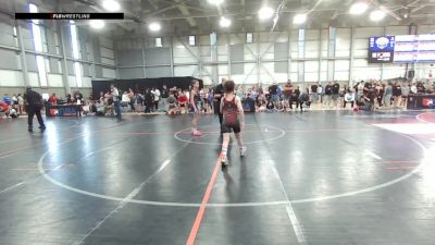 12U Girls - 87 lbs Champ. Round 1 - Wisdom Perea, ID vs Preslee Grantham, CA