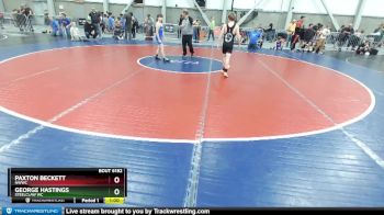 86 lbs Quarterfinal - Paxton Beckett, NWWC vs George Hastings, Steelclaw WC