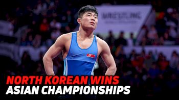 North Korean Wrestler Chongsong Han Wins 2025 Asian Championships