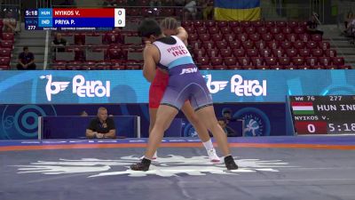 76 kg 1/2 Final - Veronika Nyikos, Hungary vs Priya Priya, India