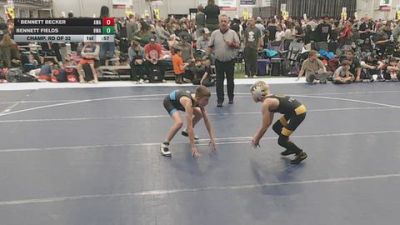 82 lbs Champ. Rd Of 32 - Bennett Becker, Askren Wrestling Academy vs Bennett Fields, Hawkeye Wrestling Academy