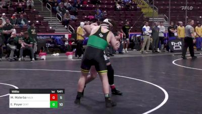 189 lbs Qtr-finals - Marco Malerba, Nazareth Area vs Eli Poyer, Central Dauphin