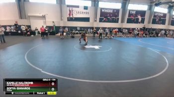 114 lbs Round 1 - Sofiya Gianaros, Texas vs Kamille Halcromb, NB Elite Wrestling Club