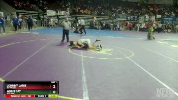D 1 106 lbs Cons. Round 4 - Johnny Laris, St. Amant vs Adam Day, Live Oak